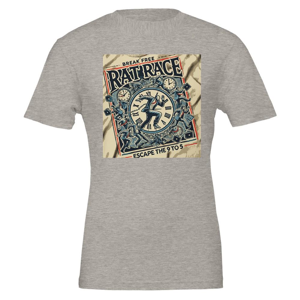 ESCAPE RAT RACE Premium T-shirt | Bella + Canvas 3001