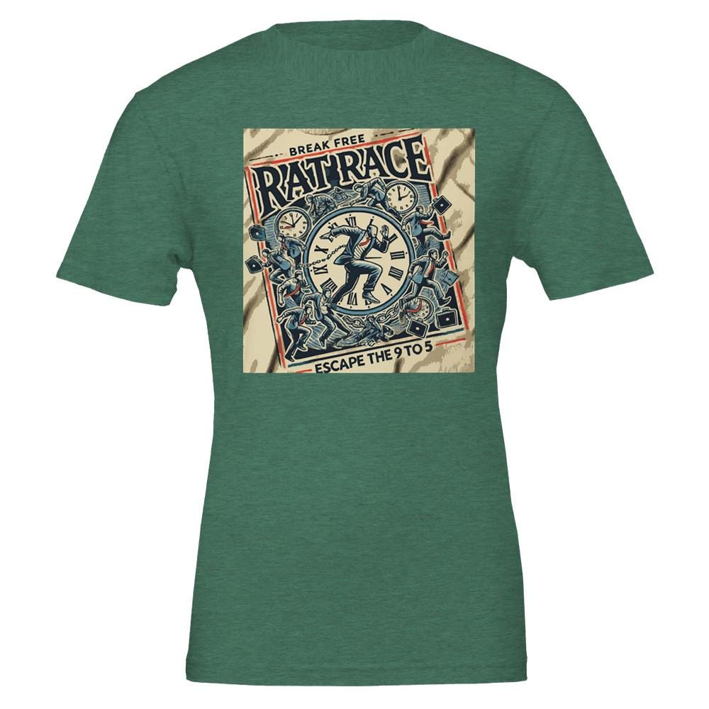 ESCAPE RAT RACE Premium T-shirt | Bella + Canvas 3001
