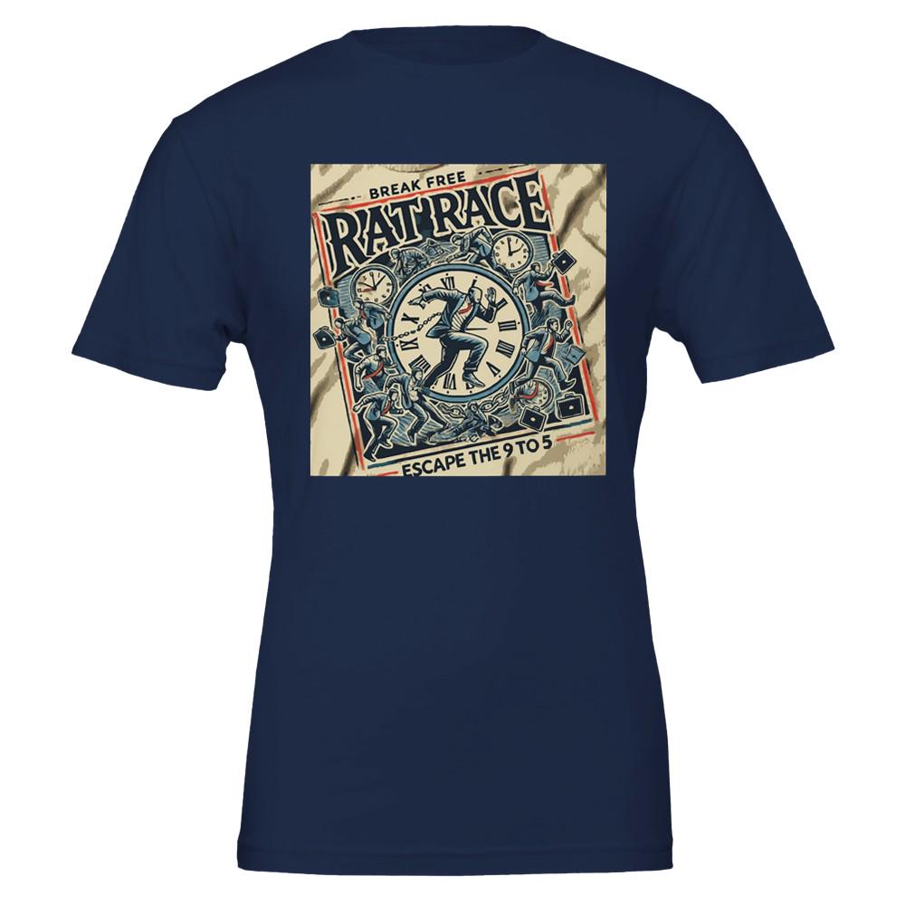 ESCAPE RAT RACE Premium T-shirt | Bella + Canvas 3001