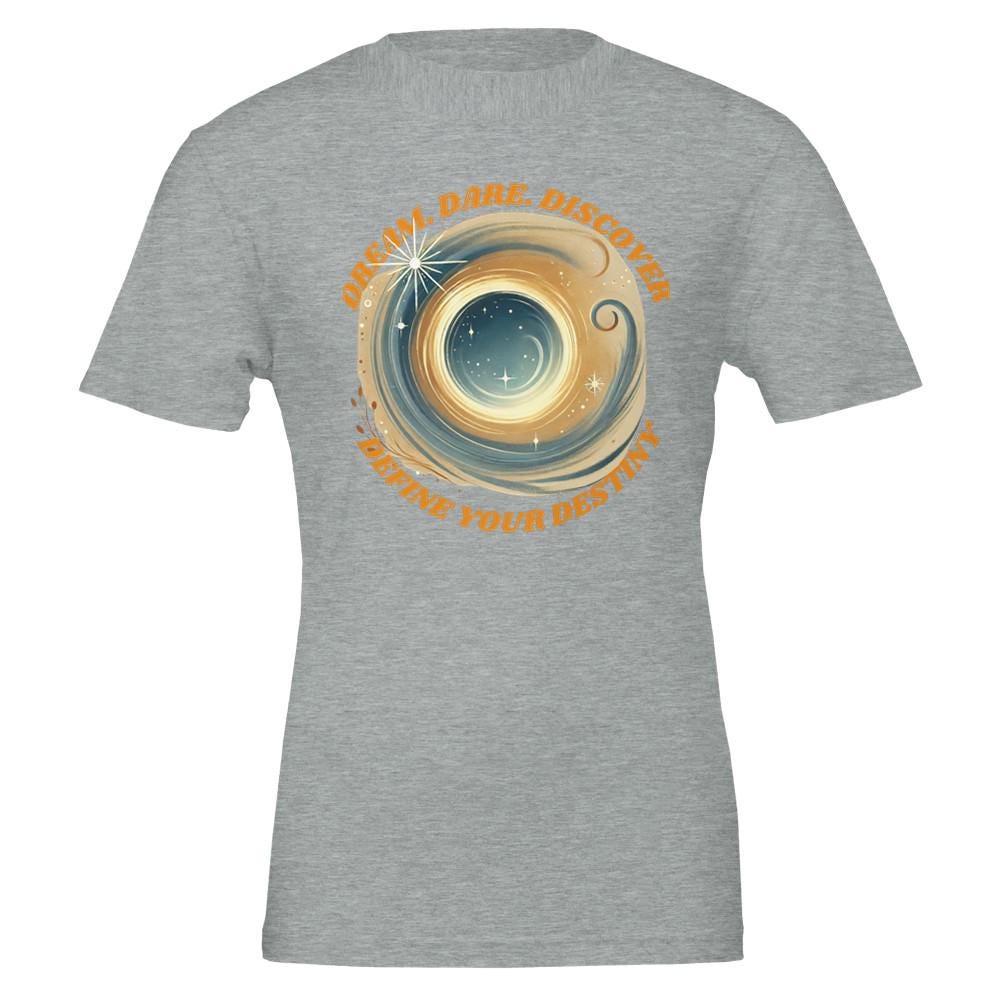 DREAM.DARE.DISCOVER Premium Unisex Crewneck T-shirt | Bella + Canvas 3001