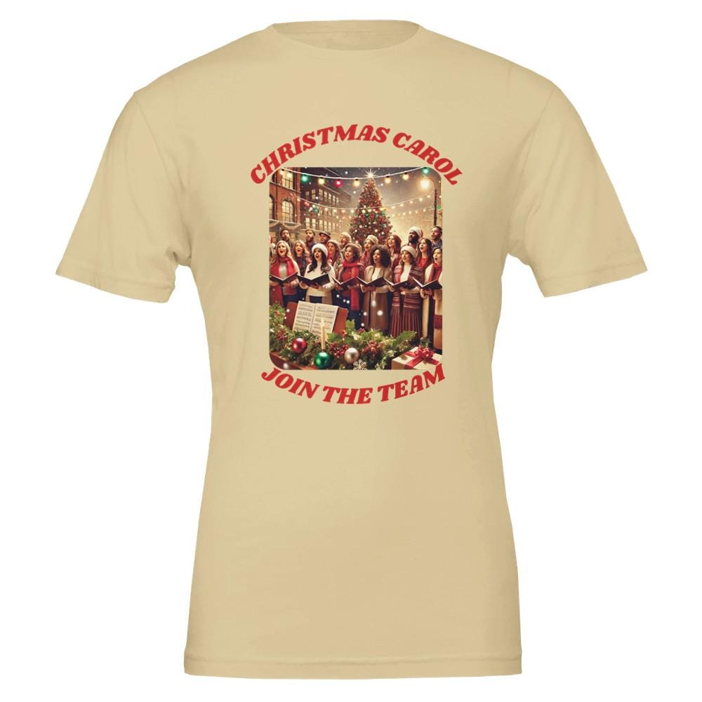CHRISTMAS CAROL Premium Unisex Crewneck T-shirt | Bella + Canvas 3001