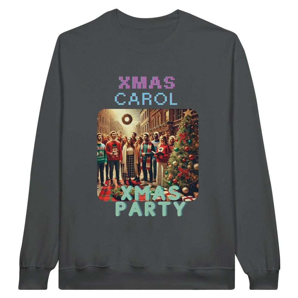 XMAS PARTY Midweight Fleece Adult Crewneck Sweatshirt | Gildan SF000