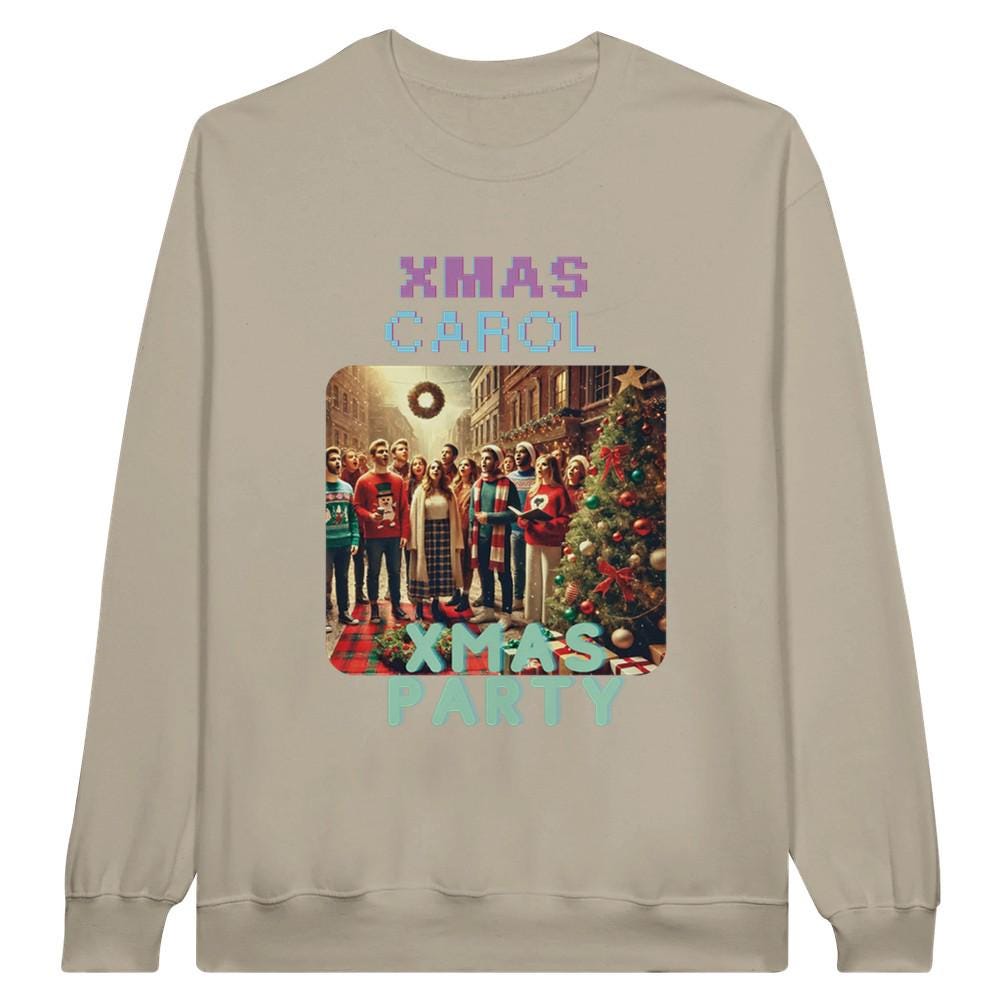 XMAS PARTY Midweight Fleece Adult Crewneck Sweatshirt | Gildan SF000