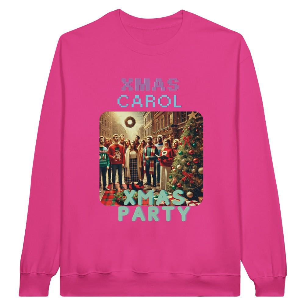 XMAS PARTY Midweight Fleece Adult Crewneck Sweatshirt | Gildan SF000