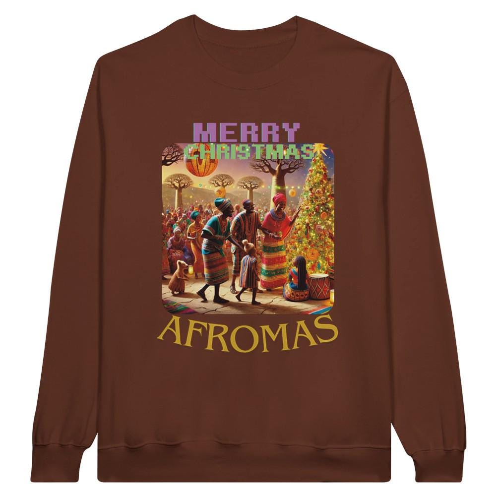 AFROMAS - II: Midweight Fleece Adult Crewneck Sweatshirt | Gildan SF000