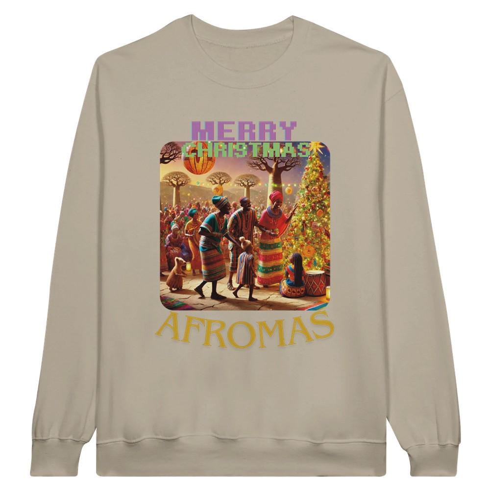 AFROMAS - II: Midweight Fleece Adult Crewneck Sweatshirt | Gildan SF000