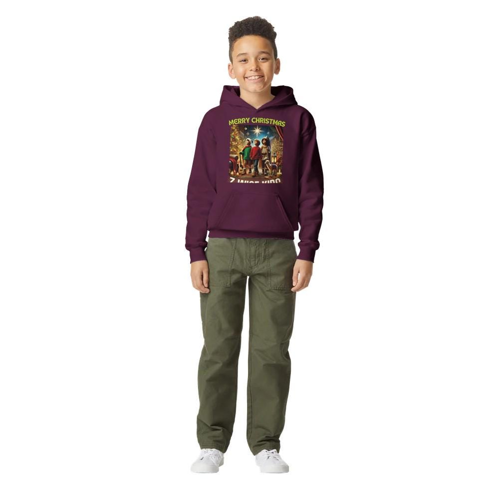 MERRY XMAS Midweight Fleece Youth Hoodie | Gildan SF500B