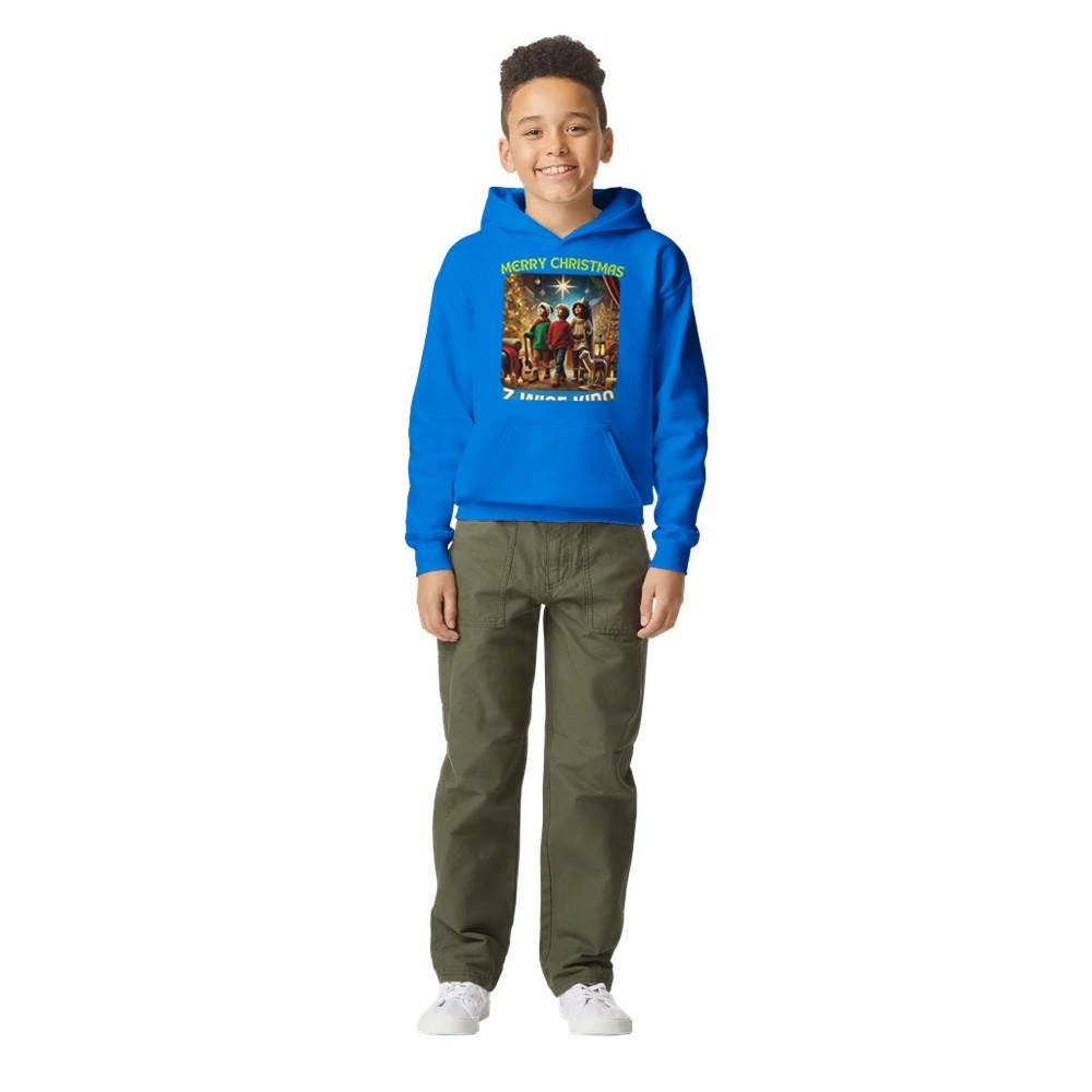 MERRY XMAS Midweight Fleece Youth Hoodie | Gildan SF500B