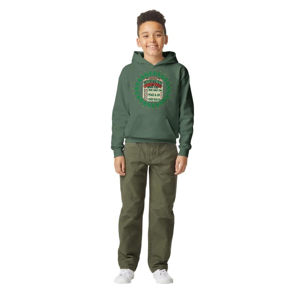 NUTY OR NICE Midweight Fleece Youth Hoodie | Gildan SF500B