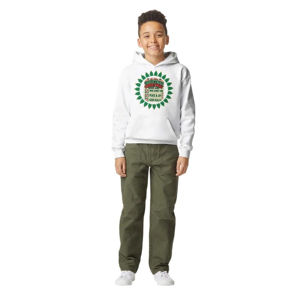 NUTY OR NICE Midweight Fleece Youth Hoodie | Gildan SF500B