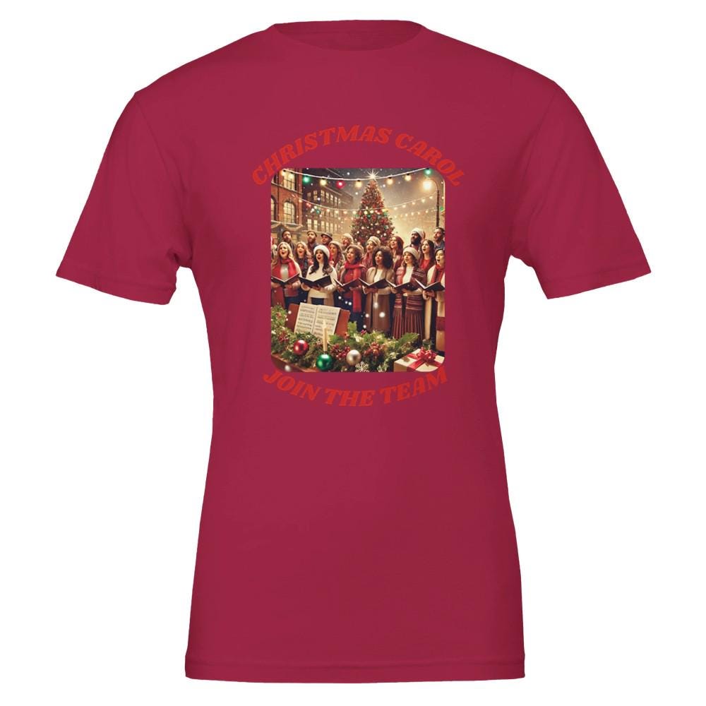 CHRISTMAS CAROL Premium Unisex Crewneck T-shirt | Bella + Canvas 3001