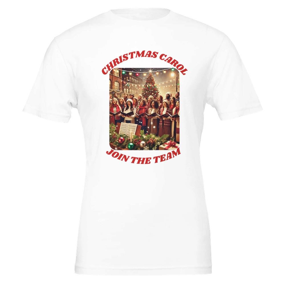 CHRISTMAS CAROL Premium Unisex Crewneck T-shirt | Bella + Canvas 3001