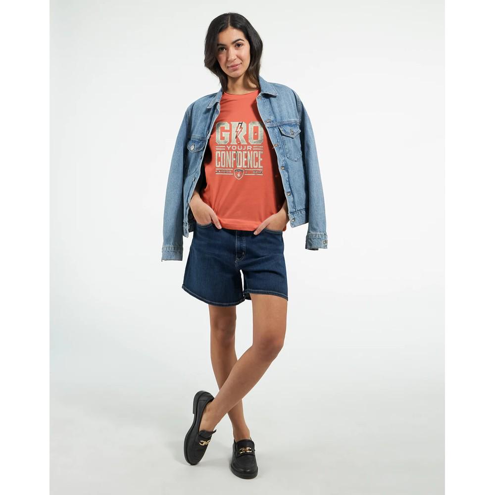 GRO YOUR CONFIDENCE Crewneck T-shirt | Bella + Canvas 3001