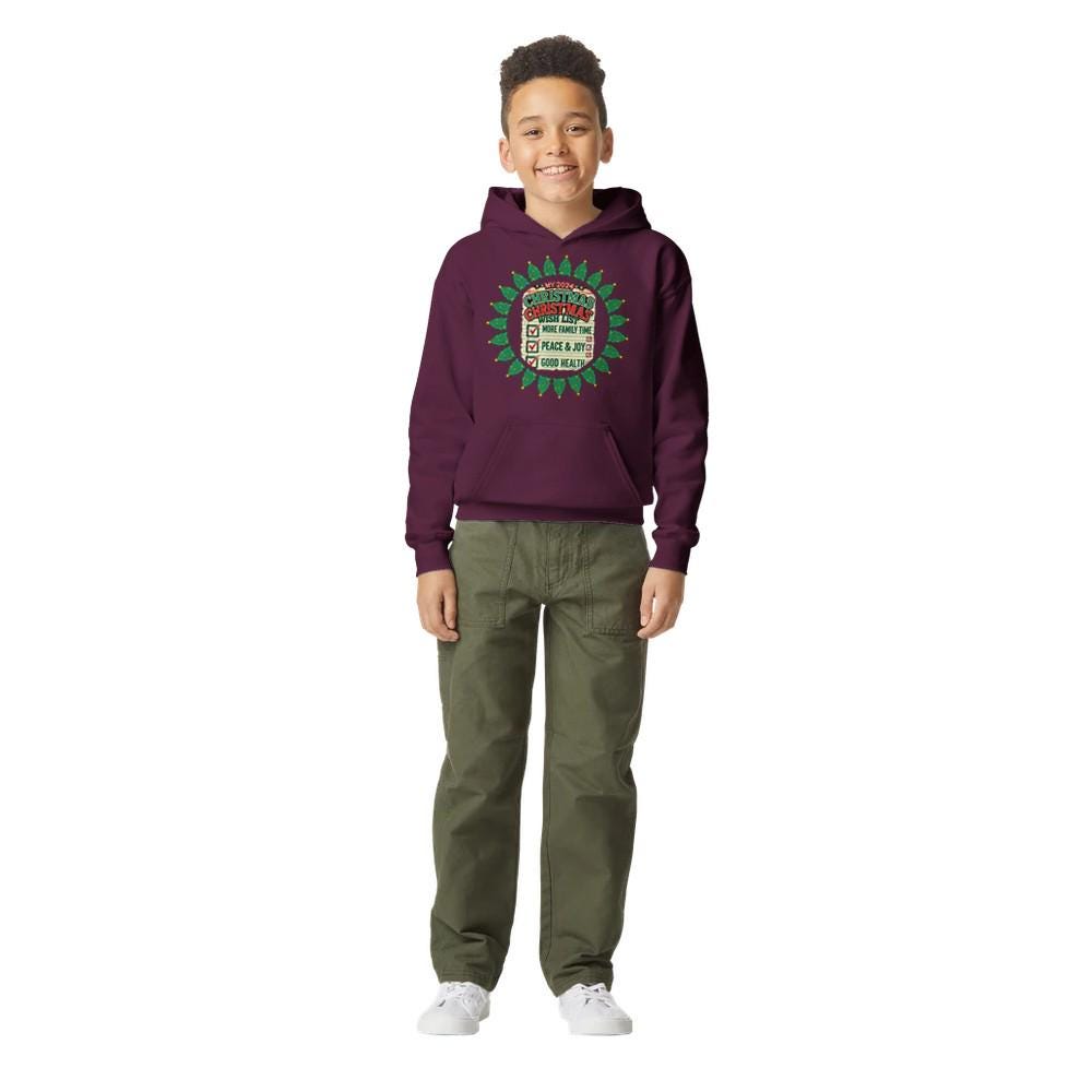 NUTY OR NICE Midweight Fleece Youth Hoodie | Gildan SF500B