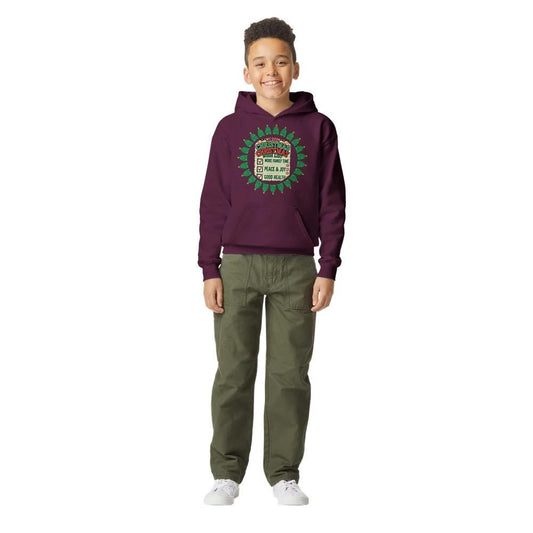 NUTY OR NICE Midweight Fleece Youth Hoodie | Gildan SF500B