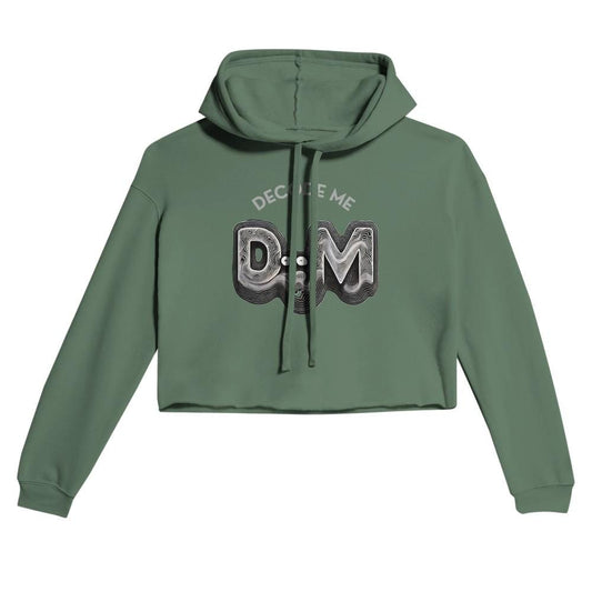 Chic Cropped DM Hoodie for Women - Stylish & Comfy | Custom Made Fashion