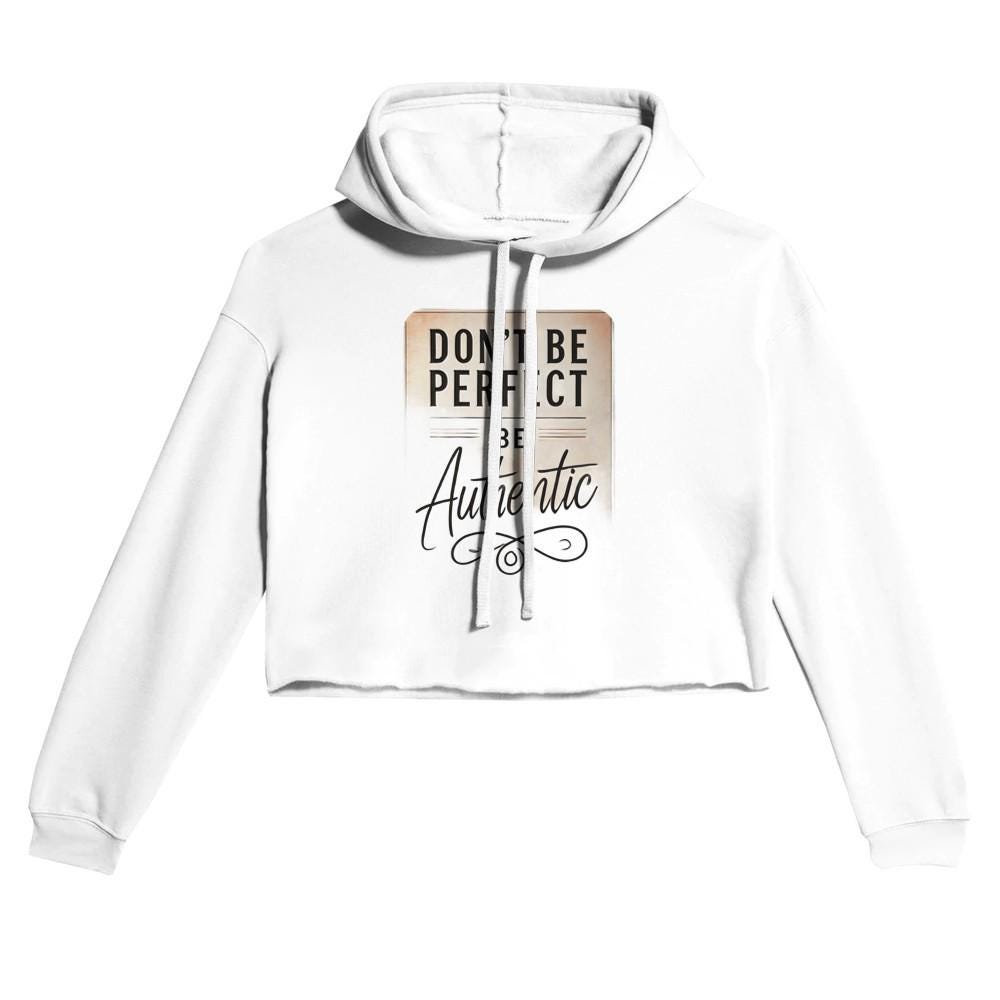 Don't Be Perfect Hoodie - Stylish Comfort, Raw Hem Design - Must-Have Wardrobe Staple