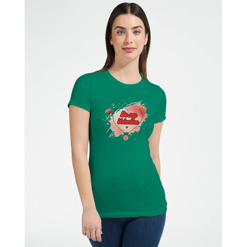 Be My Valentine T-Shirt - Cute & Comfy Gift for Her - 100% Cotton Tee