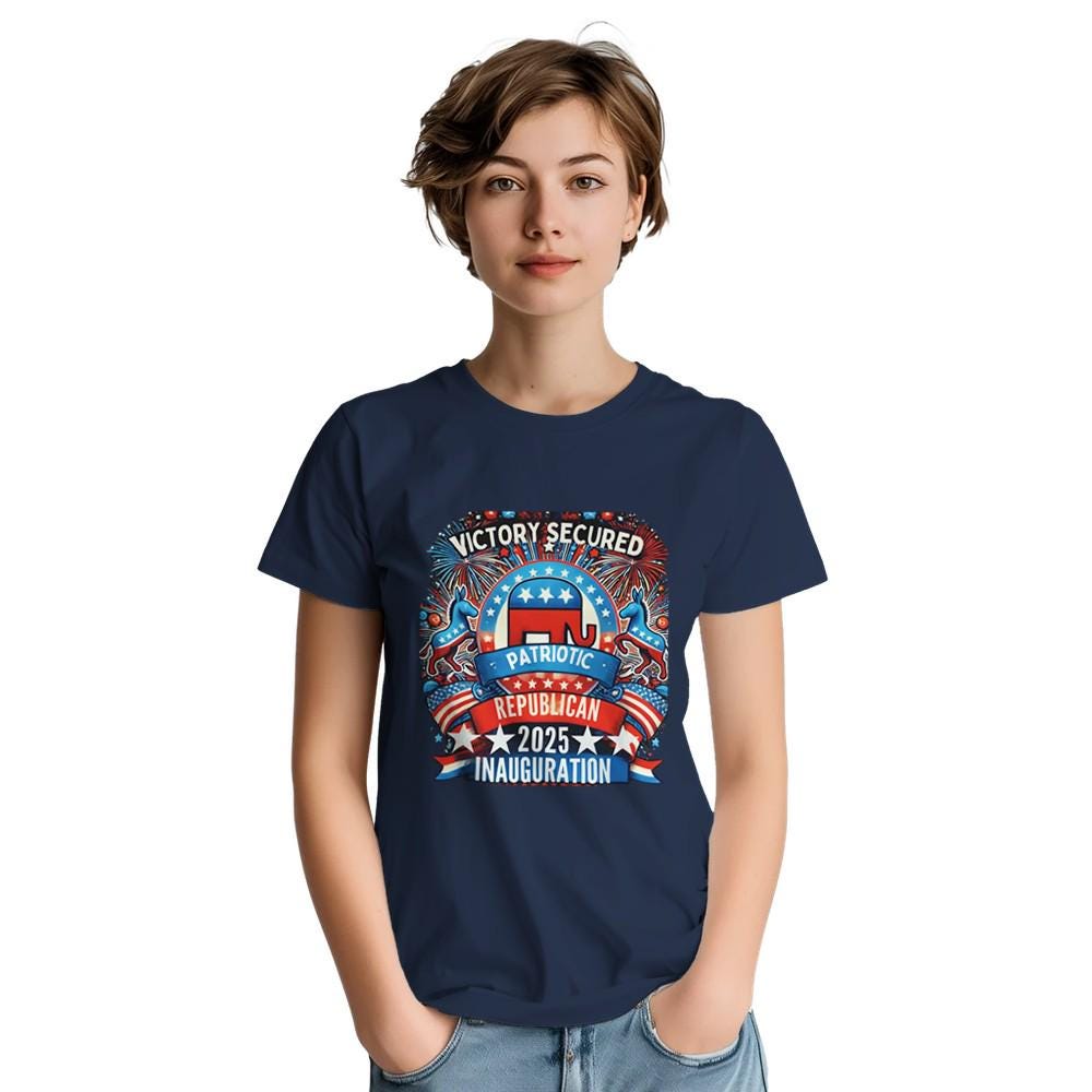 Victory Secured T-Shirt - Premium Cotton Tee | Gift for Politics Lover