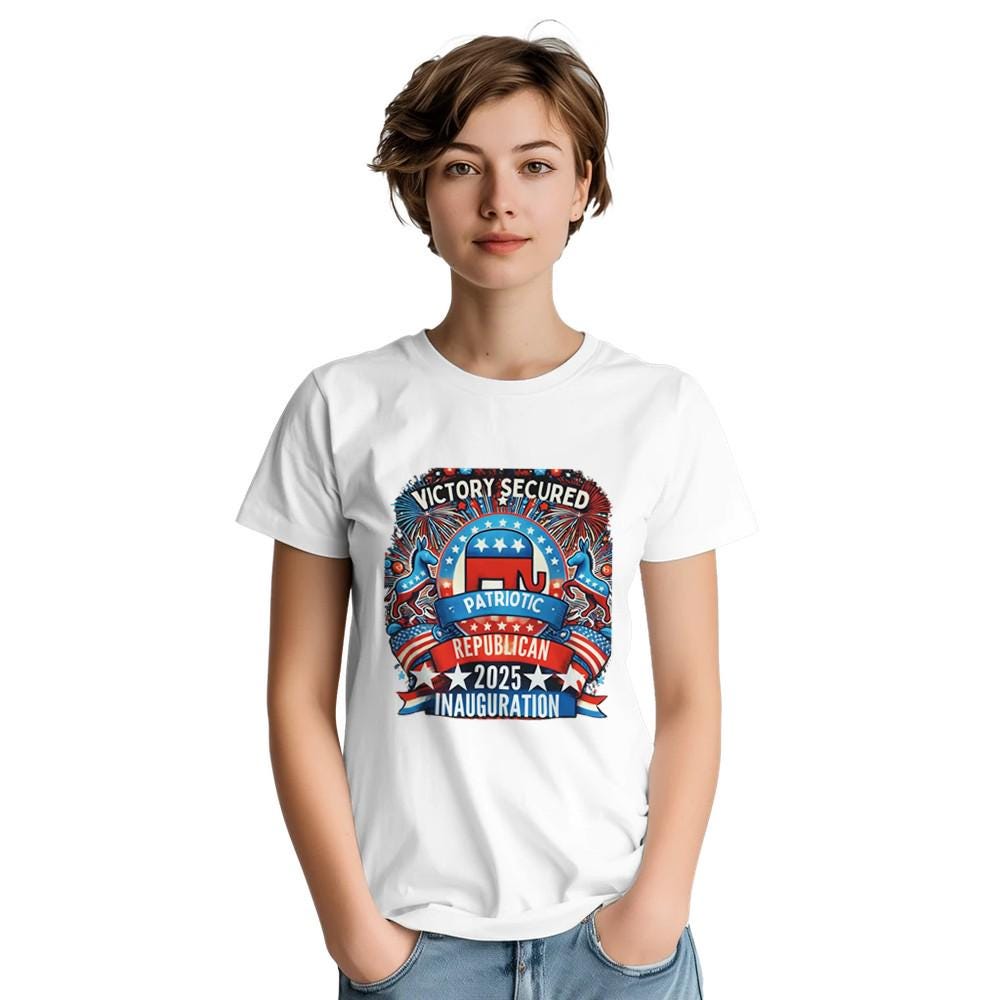 Victory Secured T-Shirt - Premium Cotton Tee | Gift for Politics Lover