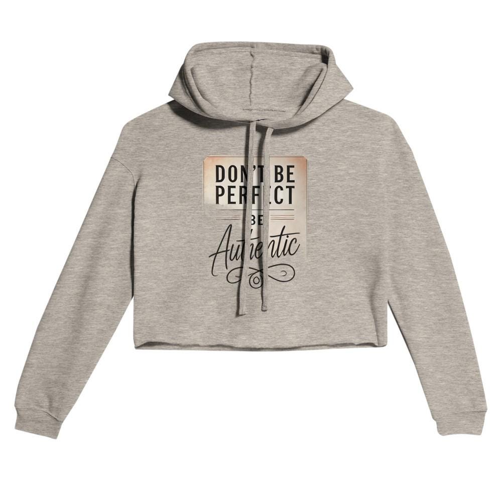 Don't Be Perfect Hoodie - Stylish Comfort, Raw Hem Design - Must-Have Wardrobe Staple