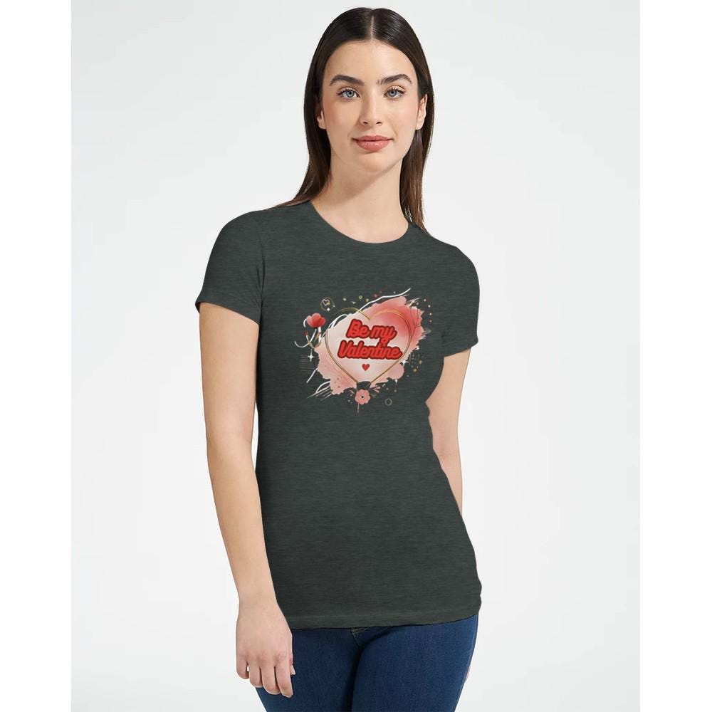 Be My Valentine T-Shirt - Cute & Comfy Gift for Her - 100% Cotton Tee