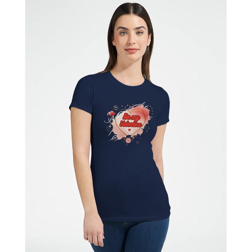 Be My Valentine T-Shirt - Cute & Comfy Gift for Her - 100% Cotton Tee