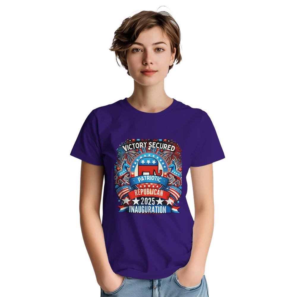Victory Secured T-Shirt - Premium Cotton Tee | Gift for Politics Lover