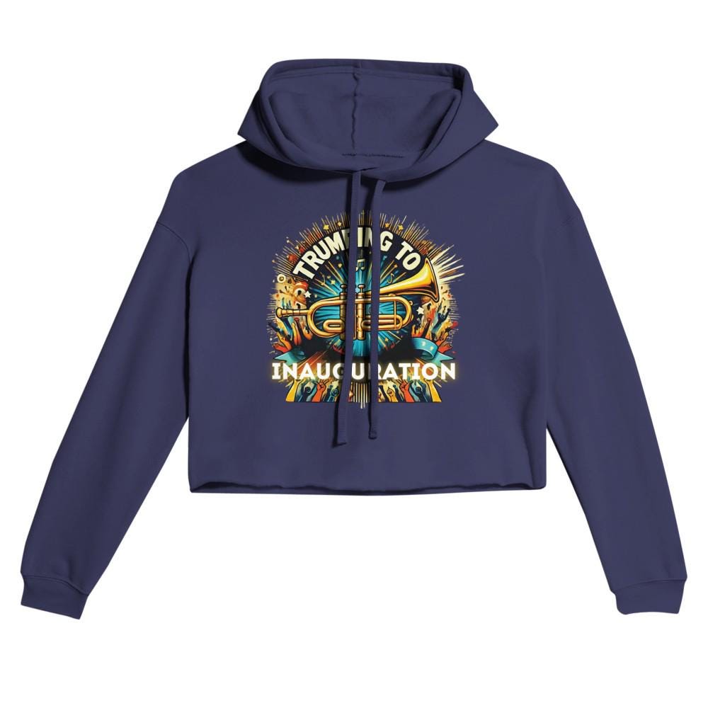 Trumping Cropped Hoodie - Trendy & Comfy Casual Wear - Must-Have Fashion Staple