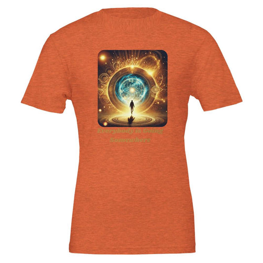 Going Somewhere Premium Unisex Crewneck T-shirt | Bella + Canvas 3001