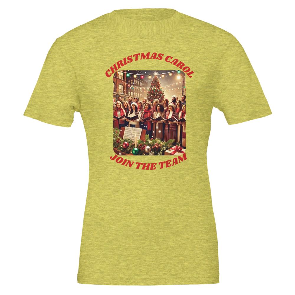 CHRISTMAS CAROL Premium Unisex Crewneck T-shirt | Bella + Canvas 3001