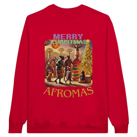 AFROMAS - II: Midweight Fleece Adult Crewneck Sweatshirt | Gildan SF000