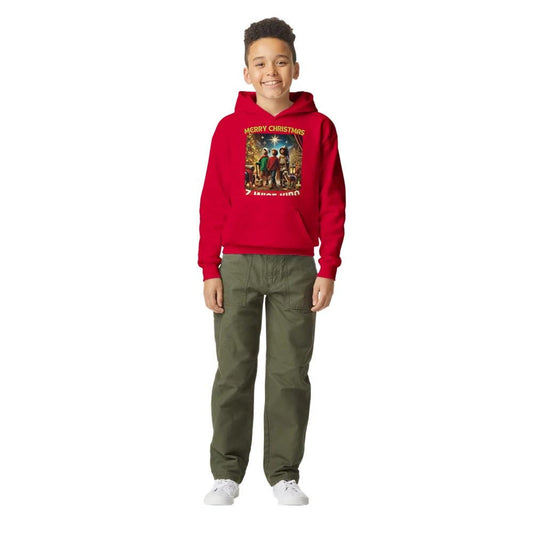 MERRY XMAS Midweight Fleece Youth Hoodie | Gildan SF500B
