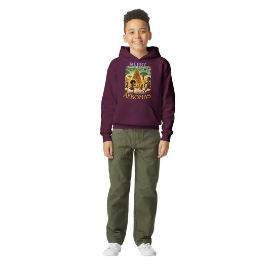 AFROMAS Midweight Fleece Youth Hoodie | Gildan SF500B
