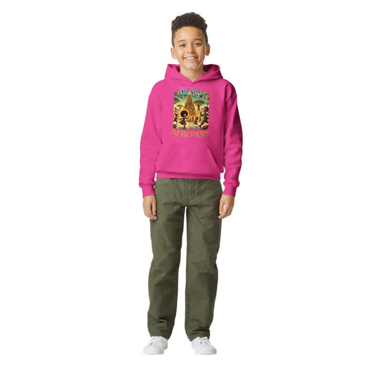AFROMAS Midweight Fleece Youth Hoodie | Gildan SF500B