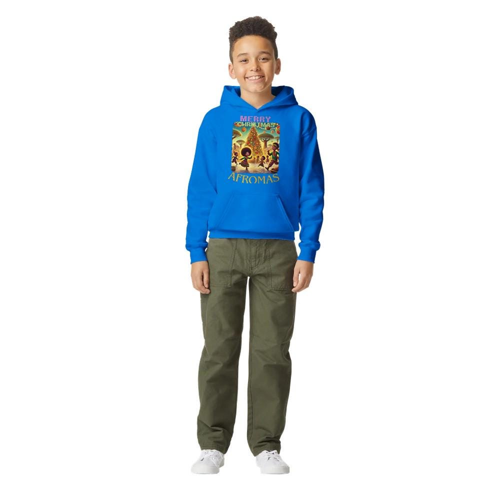 AFROMAS Midweight Fleece Youth Hoodie | Gildan SF500B