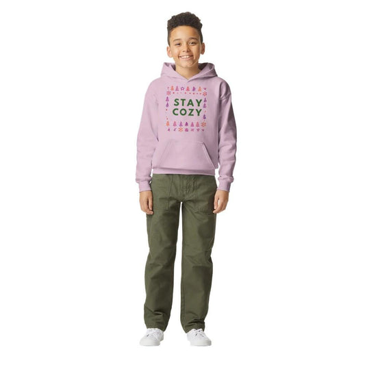 STAY COZY Midweight Fleece Youth Hoodie | Gildan SF500B