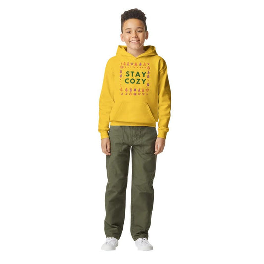STAY COZY Midweight Fleece Youth Hoodie | Gildan SF500B