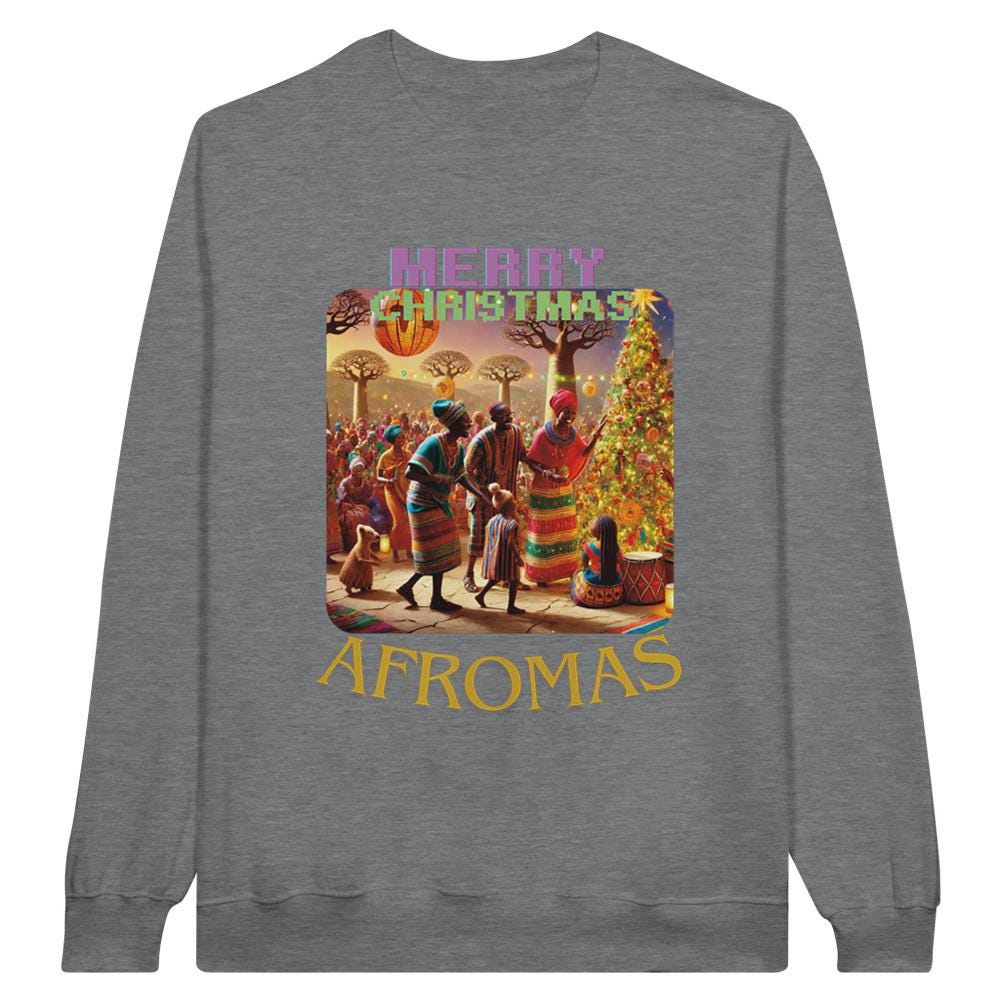 AFROMAS - II: Midweight Fleece Adult Crewneck Sweatshirt | Gildan SF000
