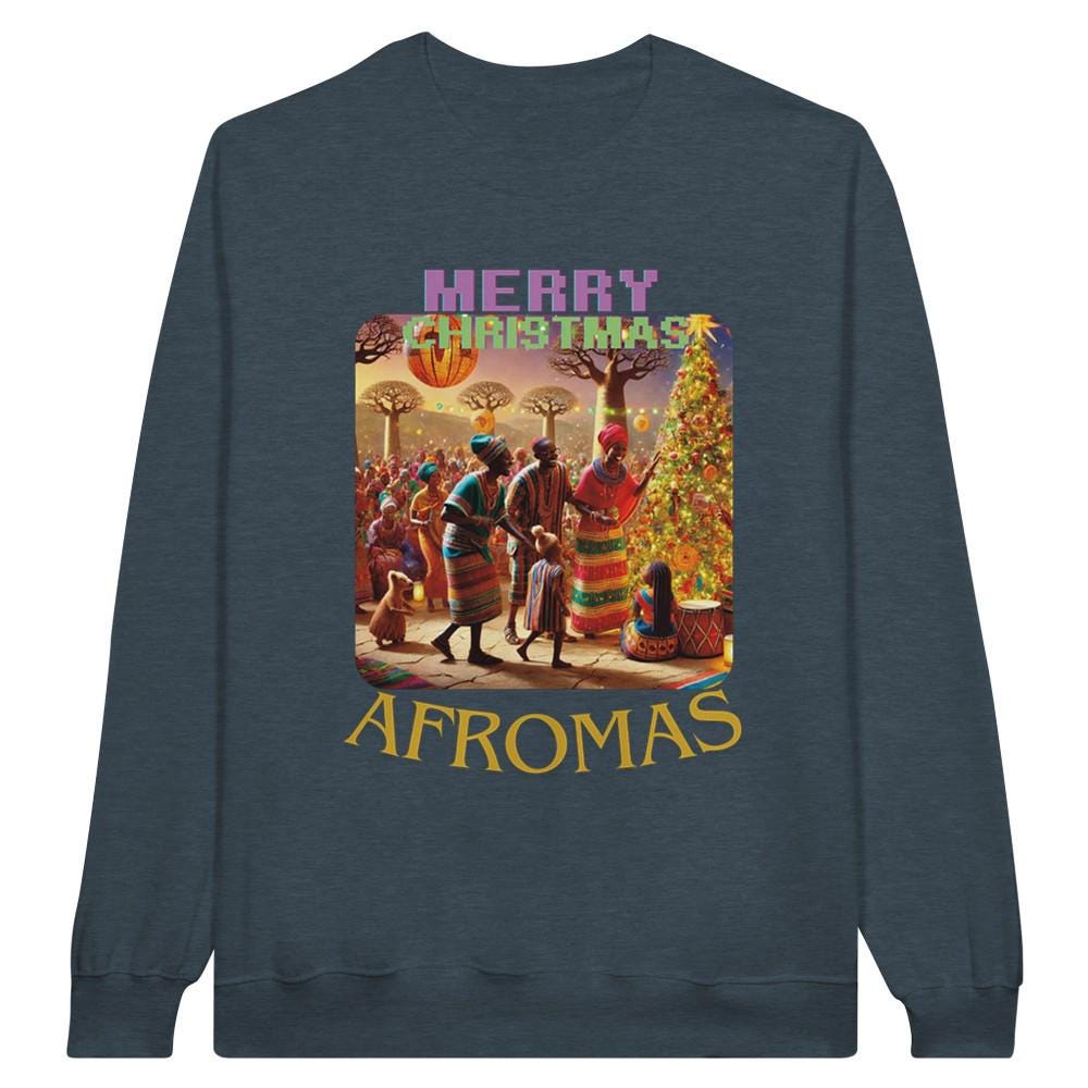 AFROMAS - II: Midweight Fleece Adult Crewneck Sweatshirt | Gildan SF000