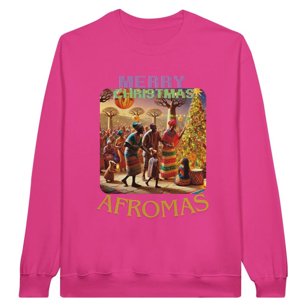 AFROMAS - II: Midweight Fleece Adult Crewneck Sweatshirt | Gildan SF000