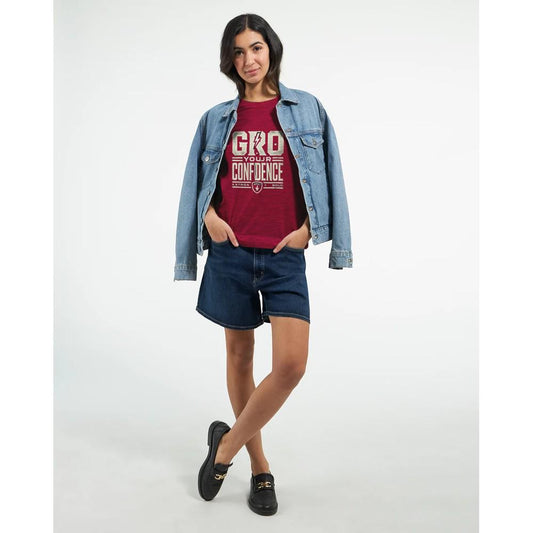 GRO YOUR CONFIDENCE Crewneck T-shirt | Bella + Canvas 3001