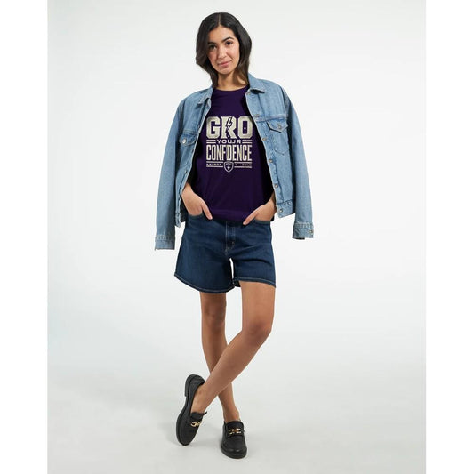 GRO YOUR CONFIDENCE Crewneck T-shirt | Bella + Canvas 3001