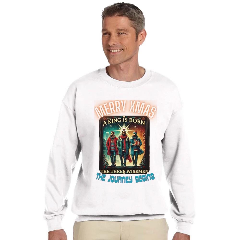 A KING IS BORN Classic Unisex Crewneck Sweatshirt | Gildan® 18000
