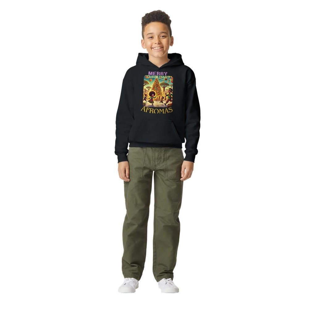 AFROMAS Midweight Fleece Youth Hoodie | Gildan SF500B