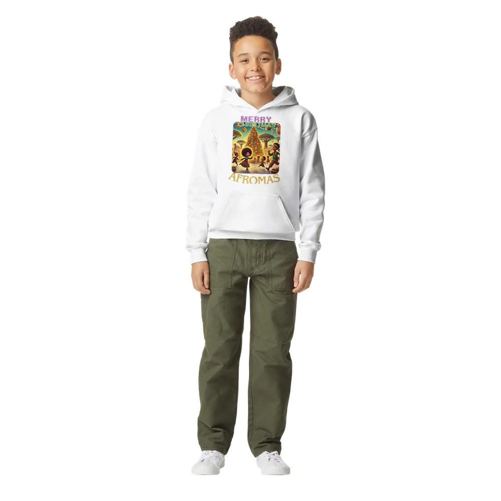 AFROMAS Midweight Fleece Youth Hoodie | Gildan SF500B