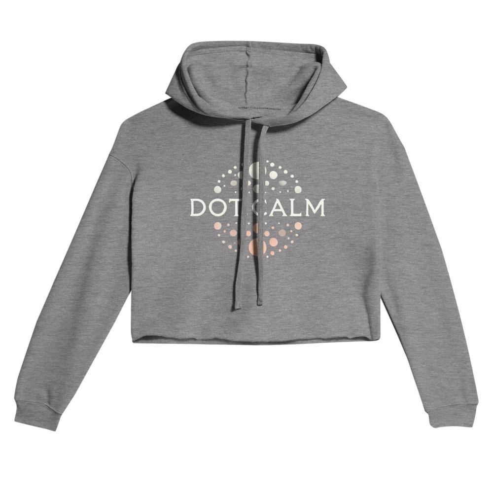 Cropped DOT.CALM Hoodie - Stylish & Comfortable - Handmade Wardrobe Staple