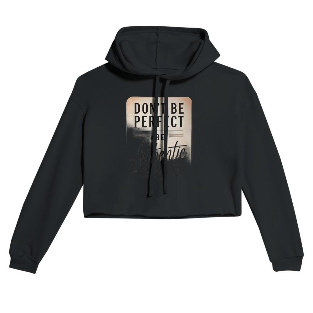 Don't Be Perfect Hoodie - Stylish Comfort, Raw Hem Design - Must-Have Wardrobe Staple