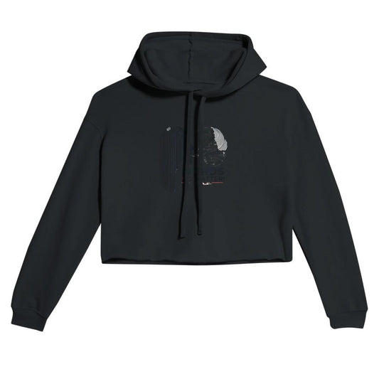 WORDS DO MATTER Women's Cropped Hoodie | Bella + Canvas 7502